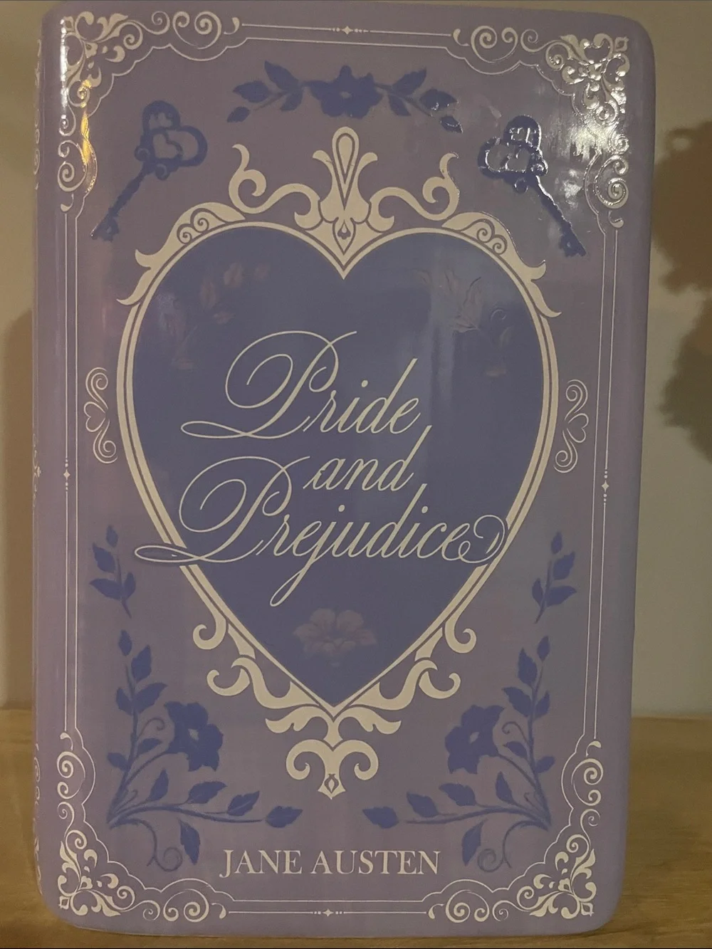Pride and Prejudice Book Vase Blue Floral New Kirkton Aldi 2026 Book collection